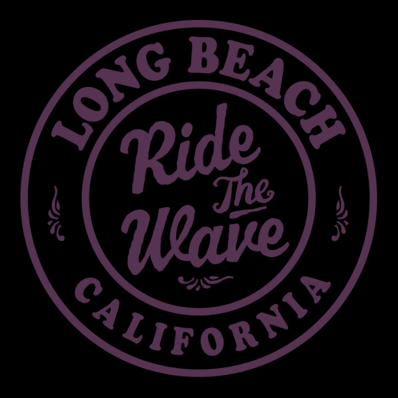 Long Beach California Ride The Wave Badge Tumblr Fleece Short by habchitsuleo | Artistshot