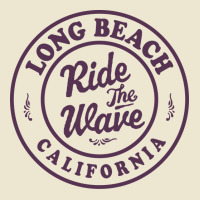 Long Beach California Ride The Wave Badge Travel Cropped Hoodie | Artistshot