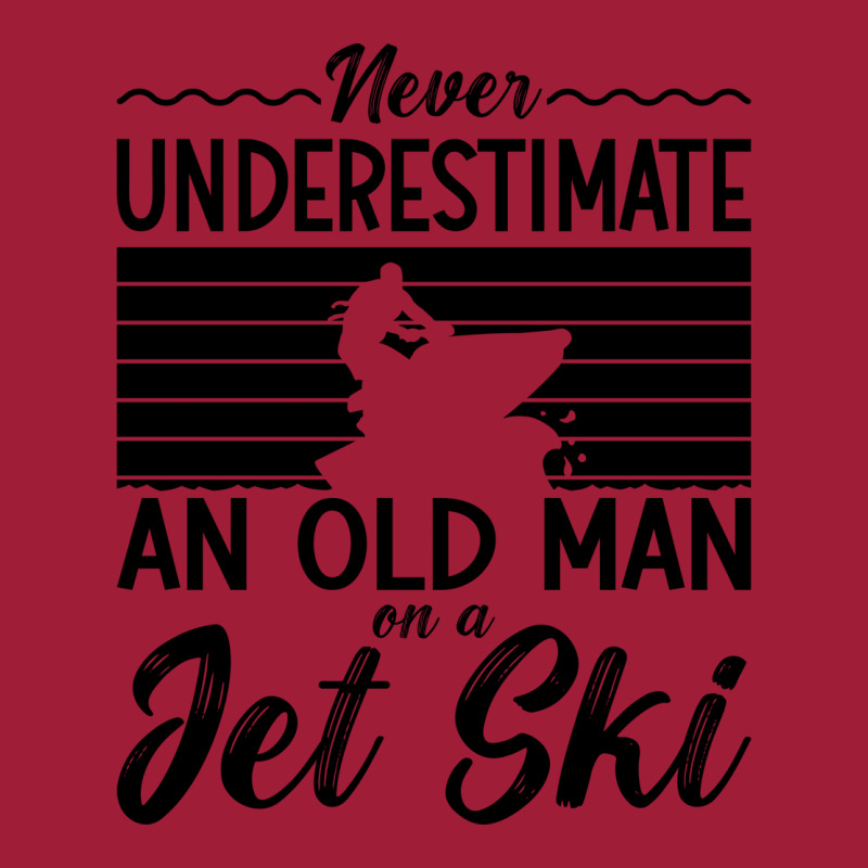 Never Underestimate An Old Man Jet Skiing Jet Ski Ladies Polo Shirt by sakoymisranq | Artistshot