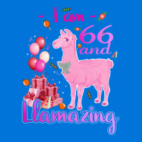 I Am 66 Years Old And Llamazing 66th Llama Birthda Graphic T-shirt | Artistshot