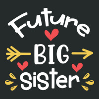 Future Big Sister Pregnancy Announcement Women's Triblend Scoop T-shirt | Artistshot