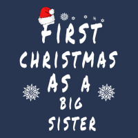 First Christmas As A Big Sister Future Sister Xmas Ladies Denim Jacket | Artistshot