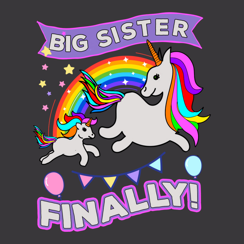 Big Sister Finally Unicorn Ladies Curvy T-Shirt by hacongurel | Artistshot