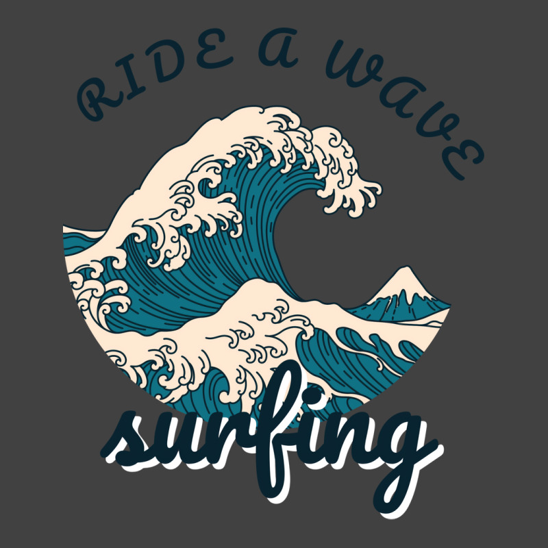 Ride A Wave Surfing Aesthetic Vintage T-Shirt by blumenrubanq | Artistshot