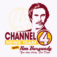 Channel 4 News Team With Ron Burgundy! Tank Top | Artistshot