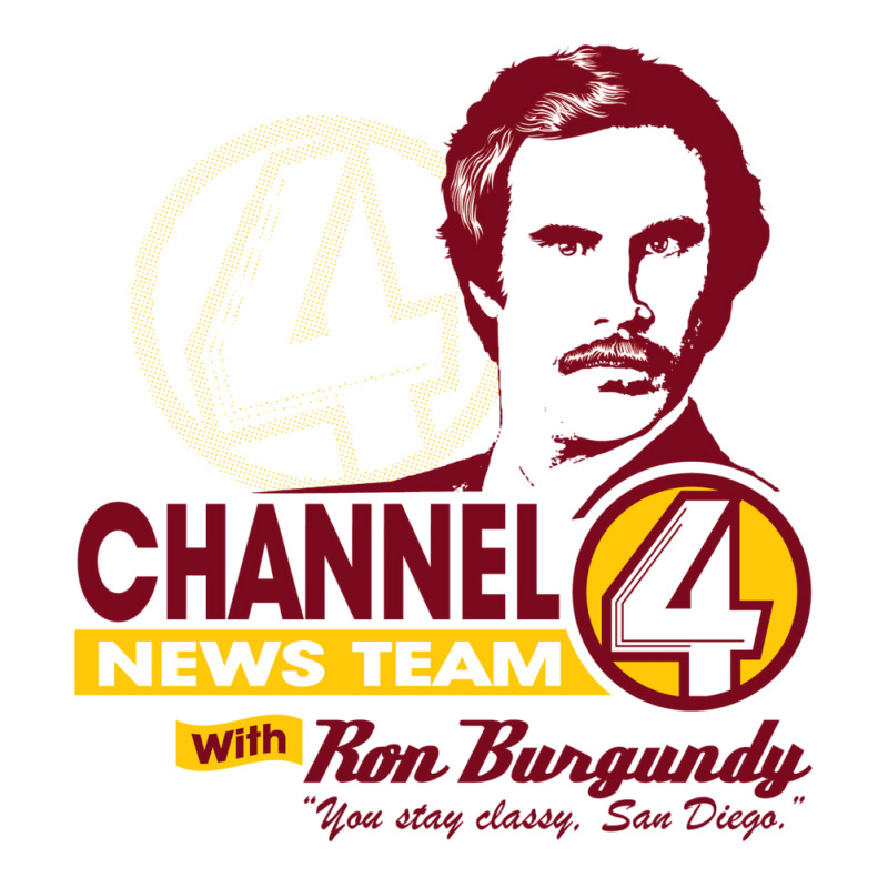 Channel 4 News Team With Ron Burgundy! Unisex Hoodie by znaidiativot | Artistshot