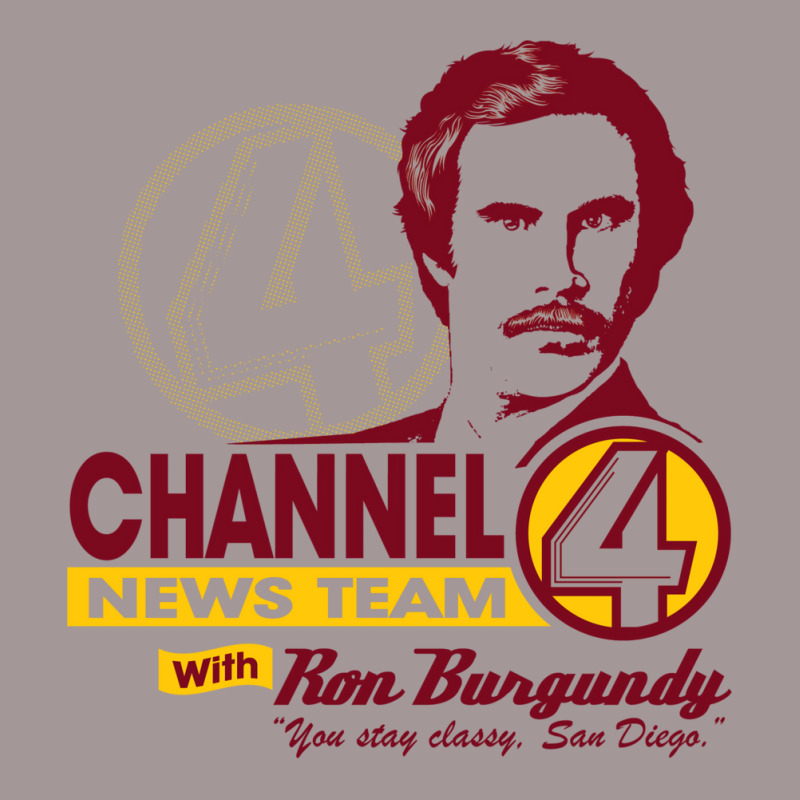 Channel 4 News Team With Ron Burgundy! Vintage Short by znaidiativot | Artistshot