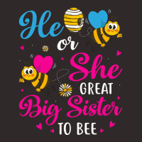 He Or She Great Big Sister To Bee Gender Reveal Pa Racerback Tank | Artistshot