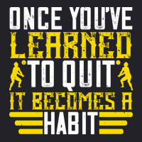 Once Youve Learned To Quit It Becomes A Habit Humo Unisex Sherpa-lined Denim Jacket | Artistshot