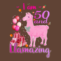 I Am 50 Years Old And Llamazing 50th Llama Birthda T-shirt | Artistshot