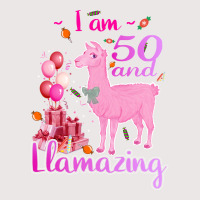 I Am 50 Years Old And Llamazing 50th Llama Birthda Pocket T-shirt | Artistshot