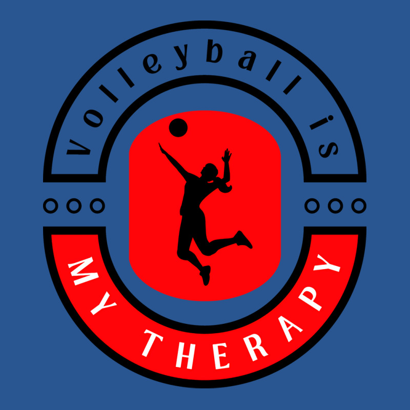 Volleyball Is My Therapy Funny Motivational Design T-shirt | Artistshot