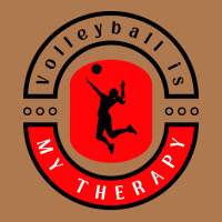 Volleyball Is My Therapy Funny Motivational Design Vintage Short | Artistshot