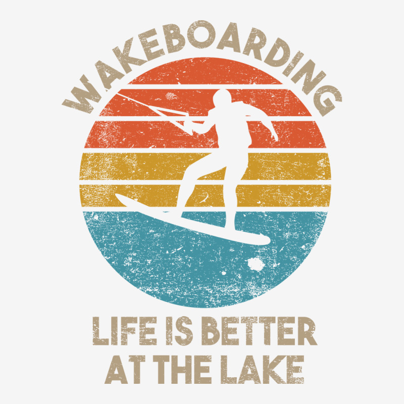 Wakeboarding Life Is Better At The Lake Funny Sayi Adjustable Cap | Artistshot