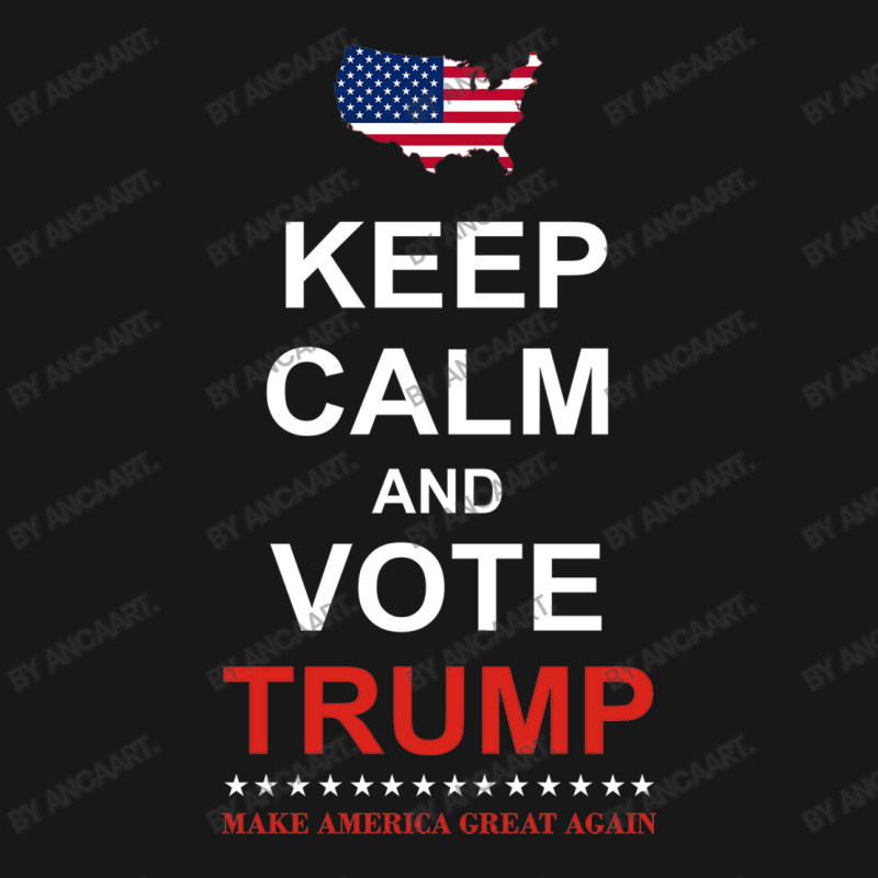 Keep Calm And Vote Trump For President Election 20 Flannel Shirt | Artistshot