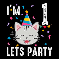 Lets Party 1st Birthday With Domestic Shorthair Cu Fleece Short | Artistshot