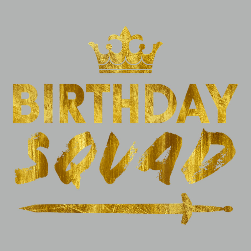 Happy Birthday Squad King Crown Sword Party Golden Zipper Hoodie | Artistshot