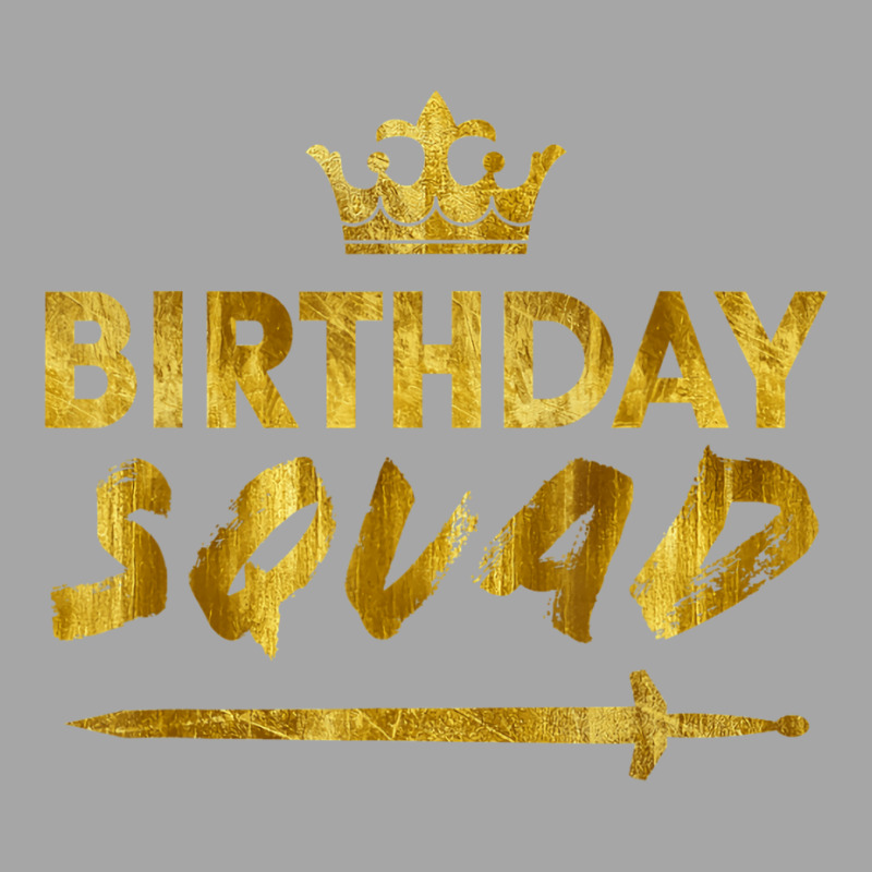 Happy Birthday Squad King Crown Sword Party Golden Men's Polo Shirt | Artistshot