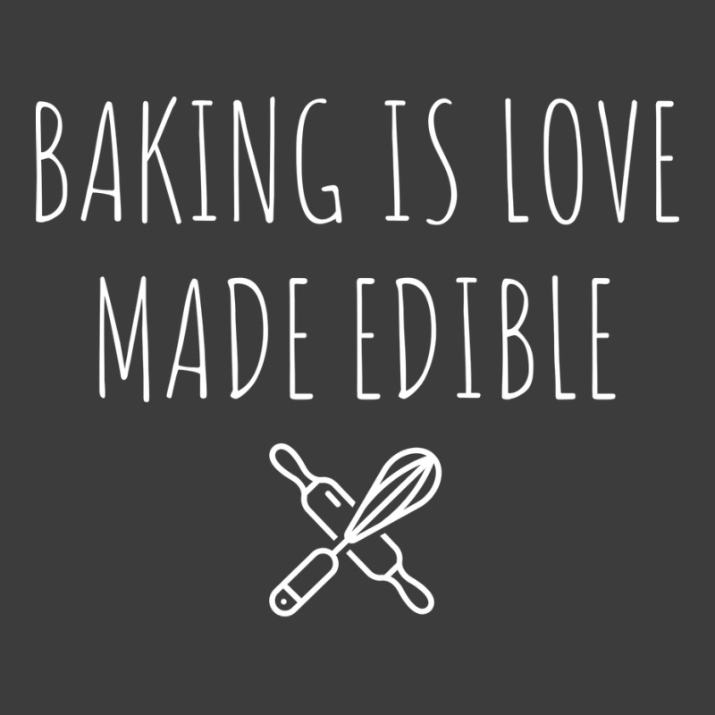 Baking Is Love Made Edible Funny Men's Polo Shirt by zeradyambaog | Artistshot