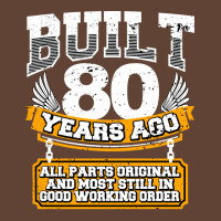 Funny 80th Birthday  Vintage Built 80 Years Ago Jo T-shirt | Artistshot