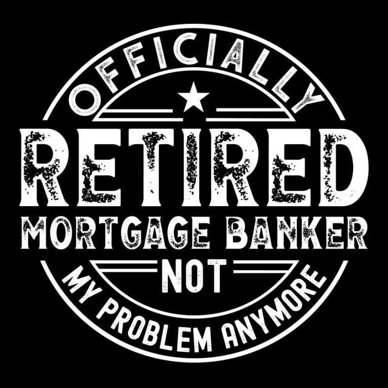 Retired Mortgage Banker Humor Gift Cropped Hoodie by soutzitacenv | Artistshot