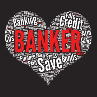 Banker Heart Shape Word Cloud Bank Design Music Vintage Cap | Artistshot