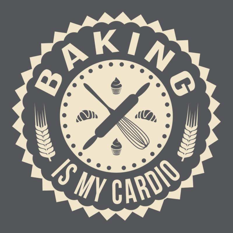 Cute Baking Gift Print Baker Pastry Chef My Cardio Ladies Fitted T-Shirt by scellarozn | Artistshot