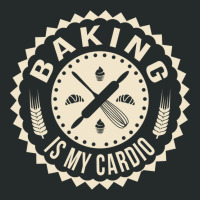 Cute Baking Gift Print Baker Pastry Chef My Cardio Women's Triblend Scoop T-shirt | Artistshot