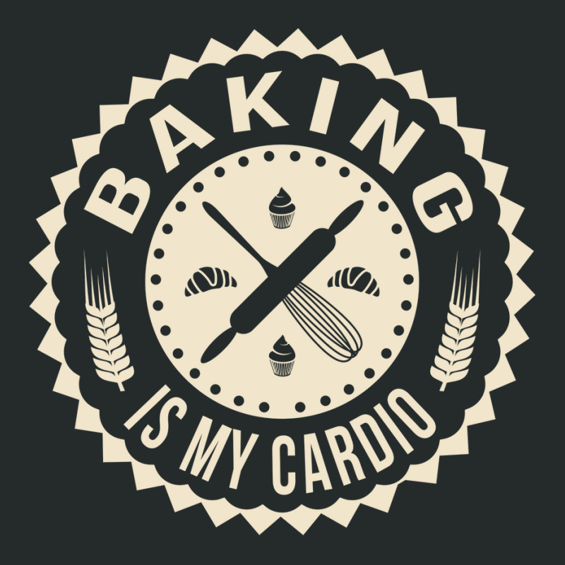 Cute Baking Gift Print Baker Pastry Chef My Cardio Women's Triblend Scoop T-shirt by scellarozn | Artistshot