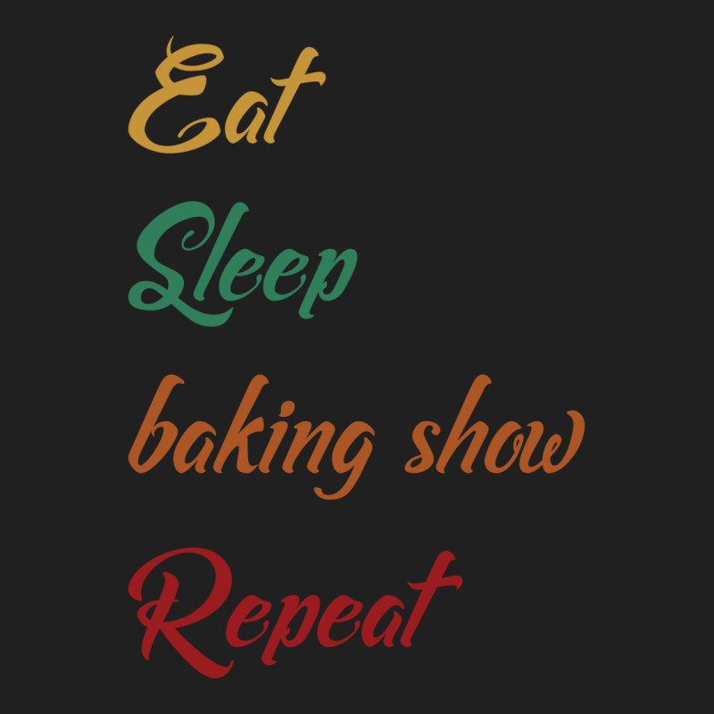 Eat Sleep Baking Show Repeat Retro Ladies Polo Shirt by tzemzooriv | Artistshot