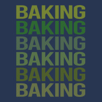 Green Text Baking Bake Baker Cool Men Denim Jacket | Artistshot