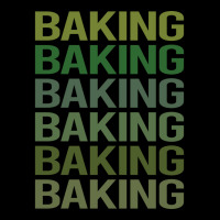 Green Text Baking Bake Baker Cool Long Sleeve Shirts | Artistshot