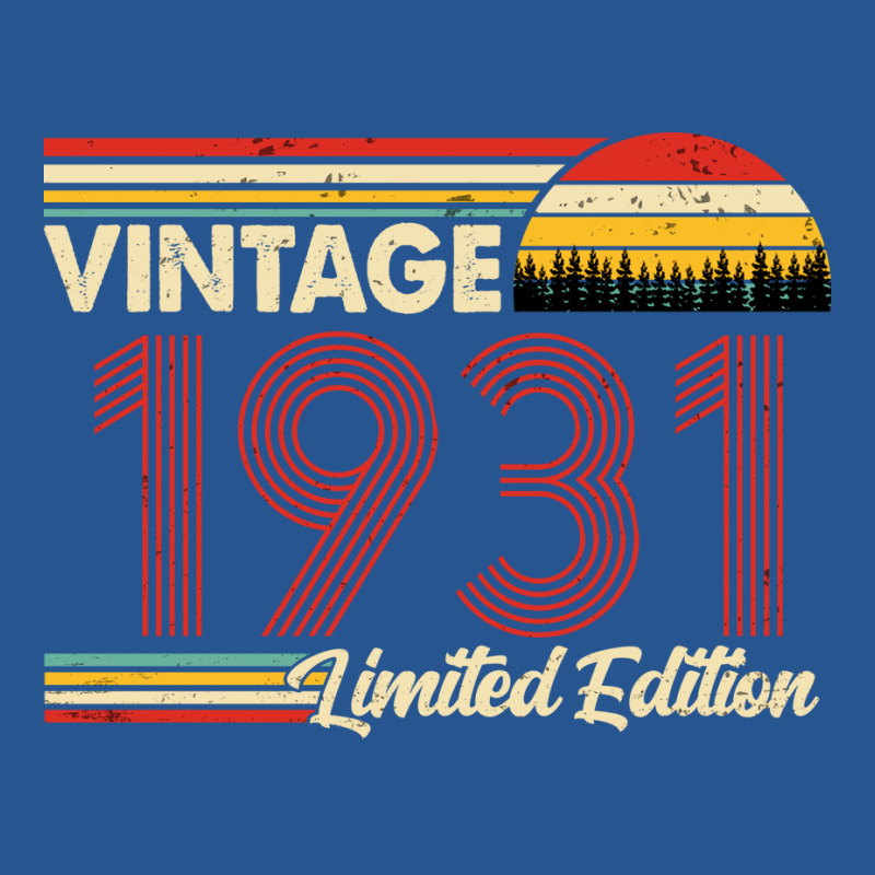 Vintage 1931 Birthday  Limited Edition 1931 Birthd Ladies Fitted T-Shirt by pengixiusam | Artistshot