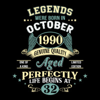 32nd Birthday Decoration Legends Were Born In Octo Pocket T-shirt | Artistshot