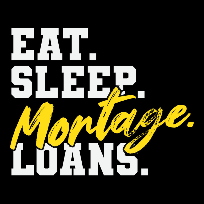 Eat Sleep Mortgage Loans Humor Adjustable Cap by beragivirnest | Artistshot