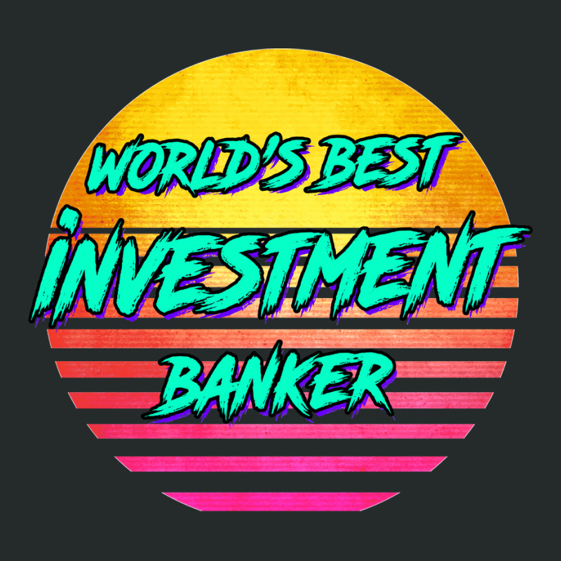 Funny Investment Banker Gift Cute Women's Triblend Scoop T-shirt by teschetabiam | Artistshot