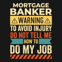 Mortgage Banker Warning Vintage Flannel Shirt | Artistshot