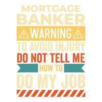 Mortgage Banker Warning Vintage V-neck Tee | Artistshot