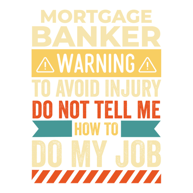 Mortgage Banker Warning Vintage V-Neck Tee by teschetabiam | Artistshot