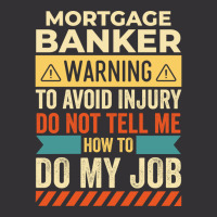 Mortgage Banker Warning Vintage Vintage Hoodie | Artistshot