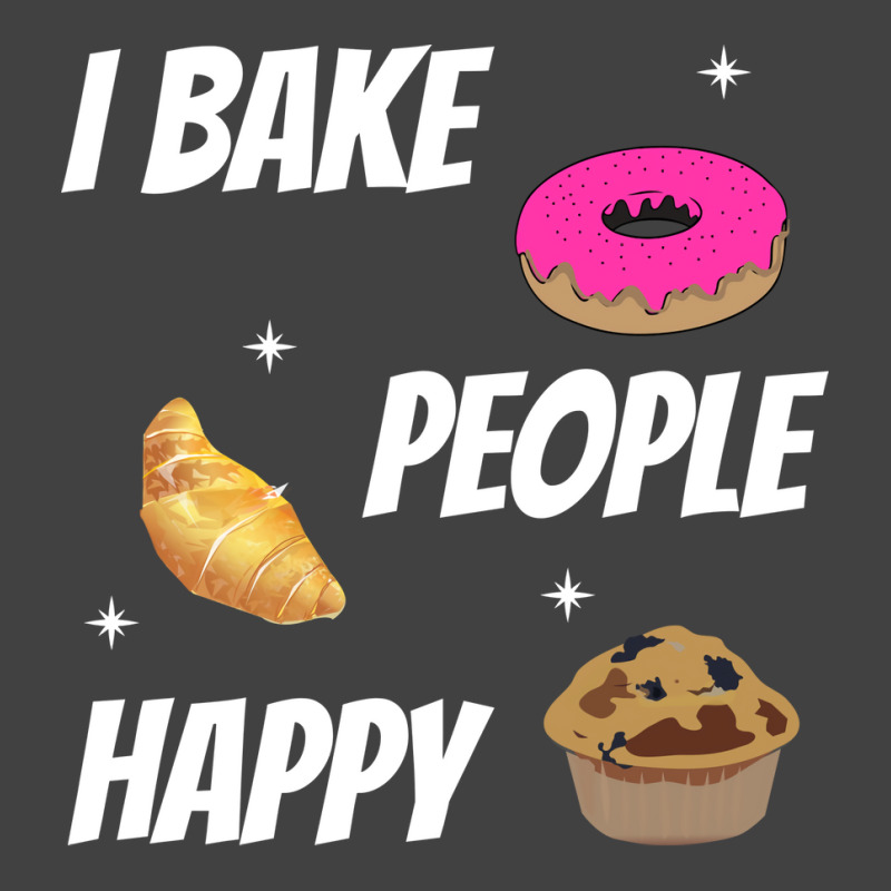 I Bake People Happy Baking Baker Aesthetic Vintage T-shirt | Artistshot