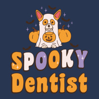 Spooky Dentist Halloween Costume Dog 70s Ladies Denim Jacket | Artistshot