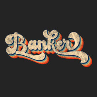 Banker Job Retro Banker Profession Girl 3/4 Sleeve Shirt | Artistshot