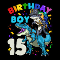 15th Birthday T Rex Birthday Boy Funny Unisex Jogger | Artistshot