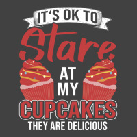 Its Ok To Stare At My Cupcakes Blue Vintage T-shirt | Artistshot