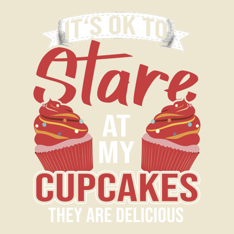 Its Ok To Stare At My Cupcakes Blue Cropped Hoodie by candiovutovj | Artistshot