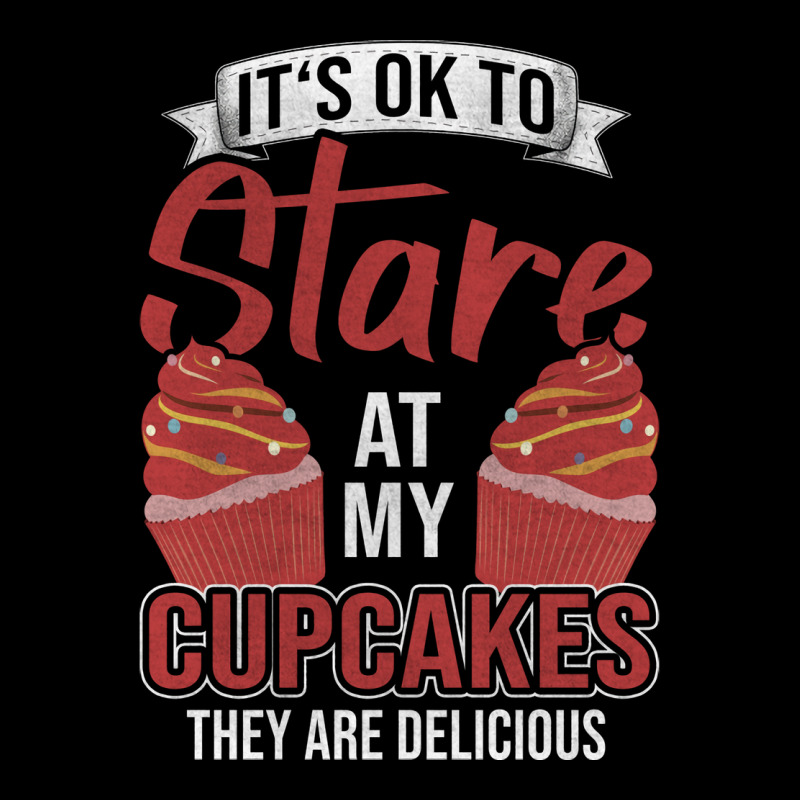 Its Ok To Stare At My Cupcakes Hipster Cropped Hoodie by candiovutovj | Artistshot