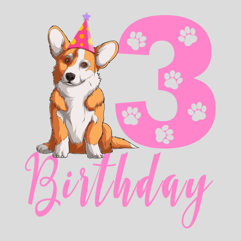 3th Birthday Corgi Blue Men's Polo Shirt | Artistshot