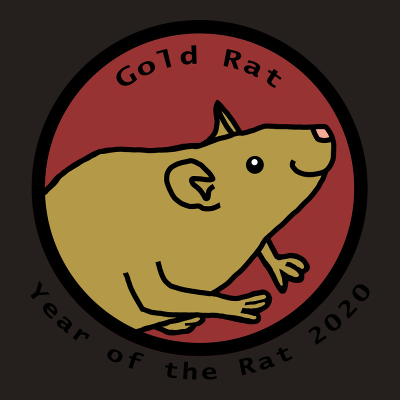 Born Year Of The Gold Rat 2020 Cute Tank Top | Artistshot