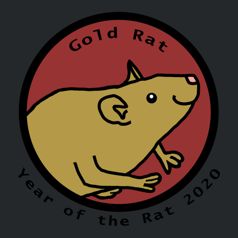 Born Year Of The Gold Rat 2020 Cute Crewneck Sweatshirt | Artistshot